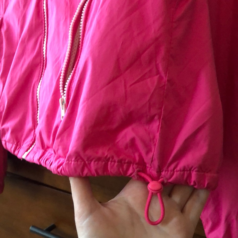 🌸A&F hot pink windbreaker with mesh inside🌸 - Picture 3 of 5
